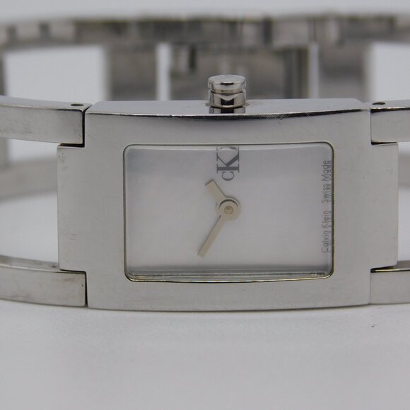Calvin Klein K04211 All Stainless Steel Quartz Analog Women\'s Watch New Battery main image 9